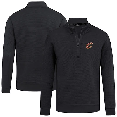 Pull noir à fermeture éclair quart de tour Accolade Cushion Cleveland Cavaliers pour homme Levelwear