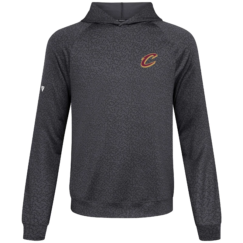Sweat à capuche noir Levelwear pour homme, motif Challenger des Cleveland Cavaliers