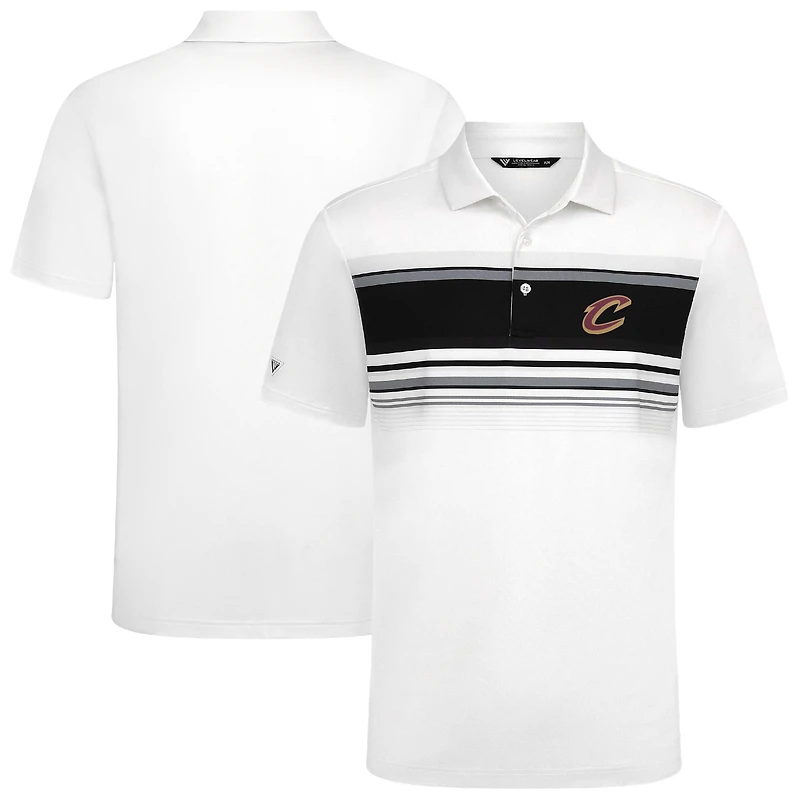 Polo blanc Levelwear Onward pour homme des Cleveland Cavaliers