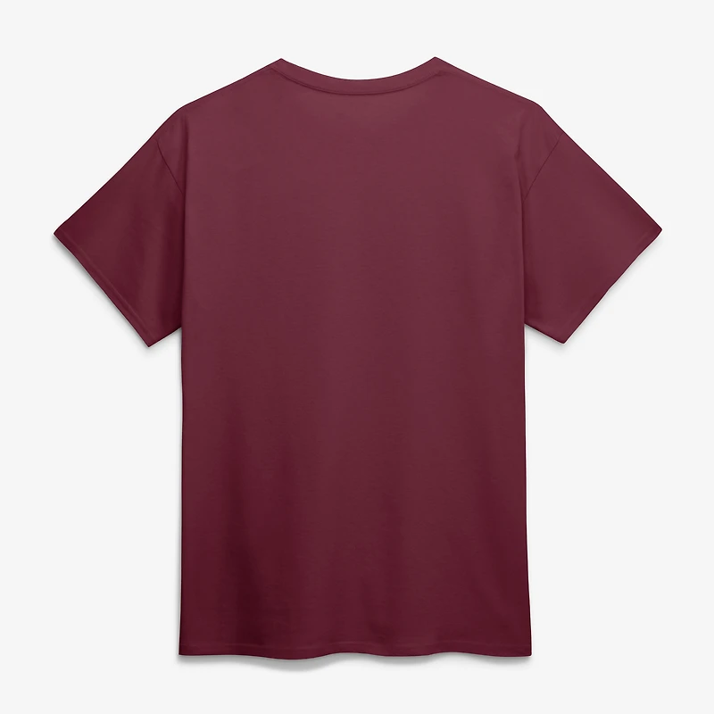 Men's Logo Athletic Wine Cleveland Cavaliers Wordmark T-Shirt