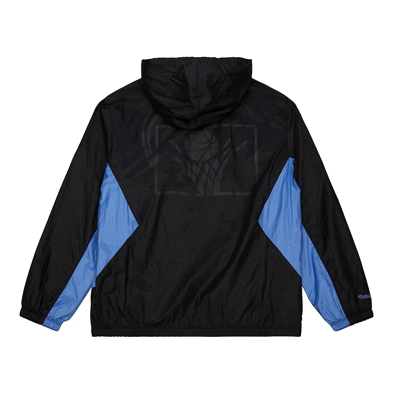 Men's Mitchell & Ness Black Cleveland Cavaliers Playmaker Full-Zip Hooded Windbreaker Jacket