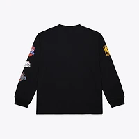 Men's Mitchell & Ness  Black Cleveland Cavaliers Training Camp Long-Sleeve T-Shirt