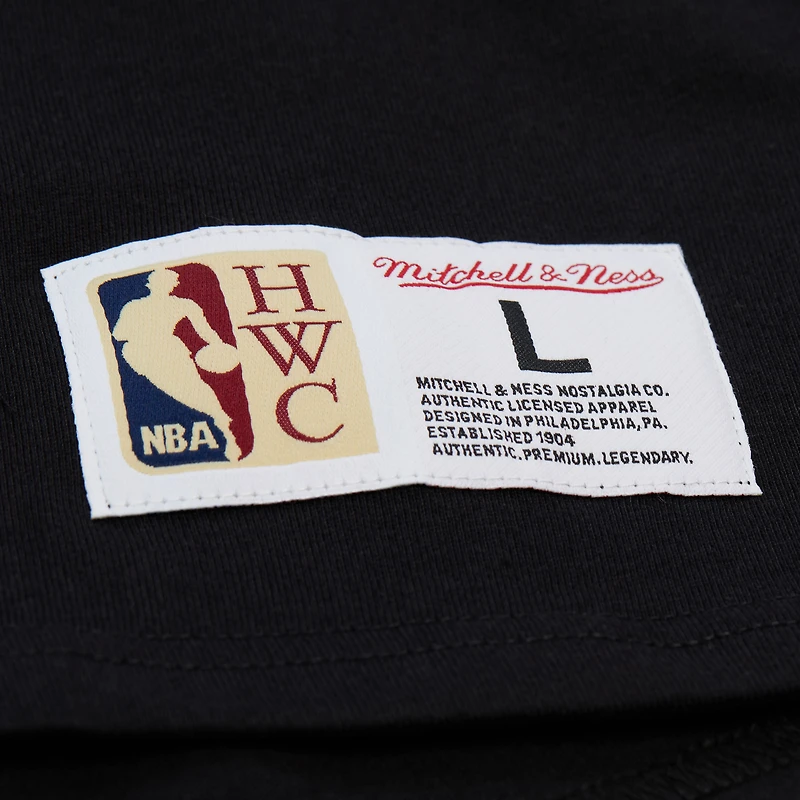 Men's Mitchell & Ness  Black Cleveland Cavaliers Training Camp Long-Sleeve T-Shirt
