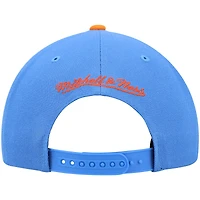 Casquette snapback Mitchell & Ness Hardwood Classics Team Two-Tone 2.0 pour homme, bleue et orange, Cleveland Cavaliers.