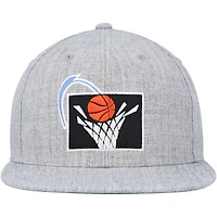 Men's Mitchell & Ness Heather Gray Cleveland Cavaliers Hardwood Classics 2.0 Snapback Hat