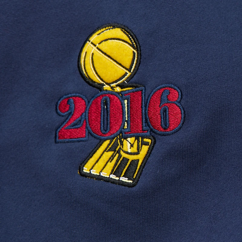 Men's Mitchell & Ness  Navy Cleveland Cavaliers Hardwood Classics Team OG 3.0 Pullover Hoodie