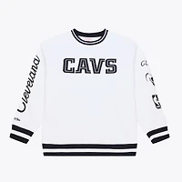 Sweat-shirt polaire arctique Mitchell & Ness blanc Cleveland Cavaliers pour homme