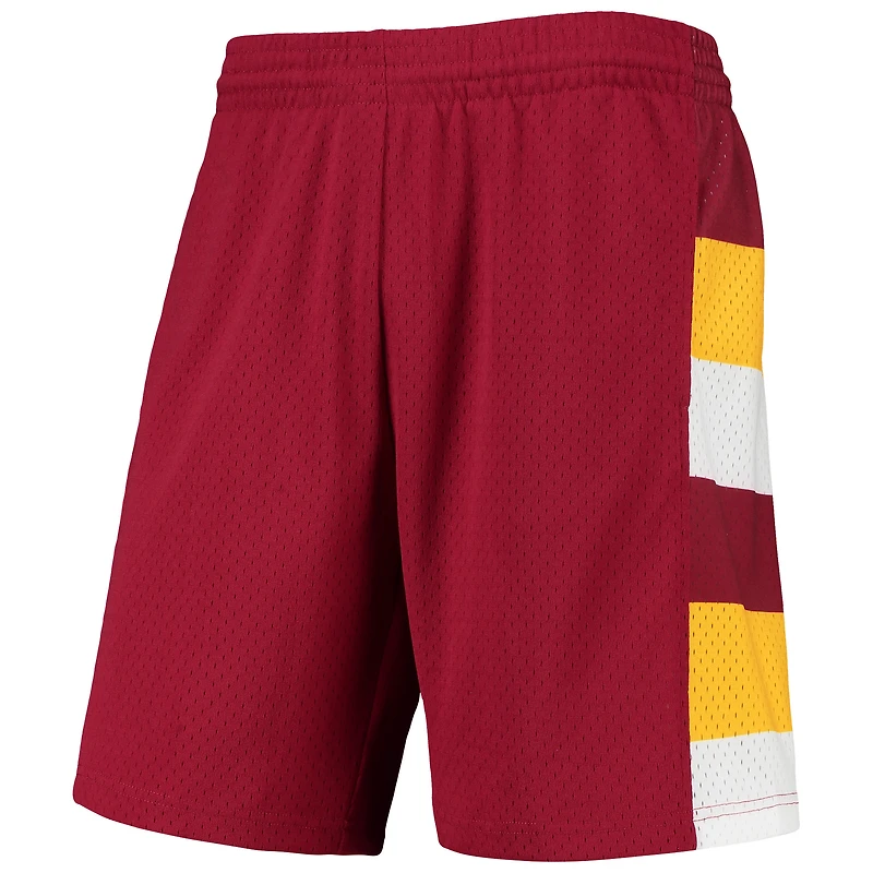 Short Mitchell & Ness pour homme, couleur vin, Cleveland Cavaliers 1979-80, Hardwood Classics Swingman