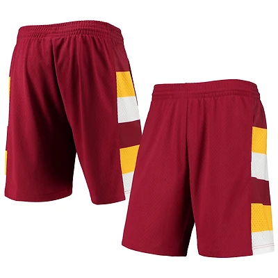 Short Mitchell & Ness pour homme, couleur vin, Cleveland Cavaliers 1979-80, Hardwood Classics Swingman