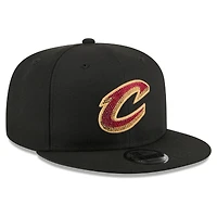 Men's New Era Black Cleveland Cavaliers 2026 NBA Draft Crystal 9FIFTY Snapback Hat