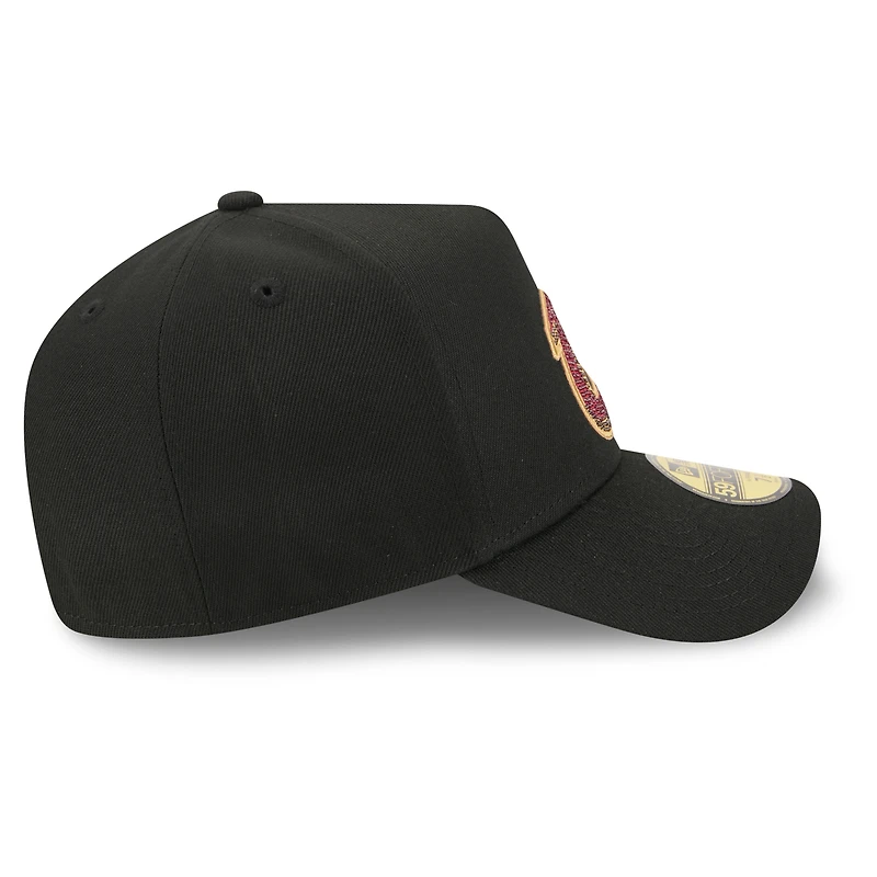 Casquette ajustée New Era 59FORTY noire pour homme, Cleveland Cavaliers, édition spéciale NBA Draft 2026, logo cristal sur scène.