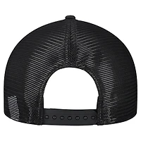 Men's New Era  Black Cleveland Cavaliers Quilted 9SEVENTY Trucker Adjustable Hat