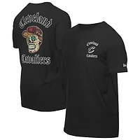 T-shirt New Era noir pour homme avec motif Sugar Skulls des Cleveland Cavaliers