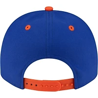 Men's New Era  Blue/Orange Cleveland Cavaliers 80s Throwback A-Frame 9FIFTY Snapback Hat