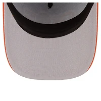 Men's New Era  Blue/Orange Cleveland Cavaliers 80s Throwback A-Frame 9FIFTY Snapback Hat