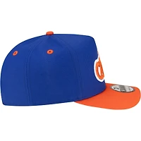 Men's New Era  Blue/Orange Cleveland Cavaliers 80s Throwback A-Frame 9FIFTY Snapback Hat