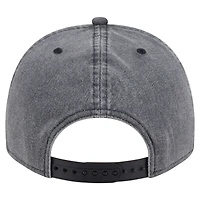Men's New Era  Charcoal Cleveland Cavaliers Throwback Washed Pre-Curved 9FIFTY Snapback Hat