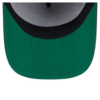 Men's New Era  Charcoal Cleveland Cavaliers Throwback Washed Pre-Curved 9FIFTY Snapback Hat