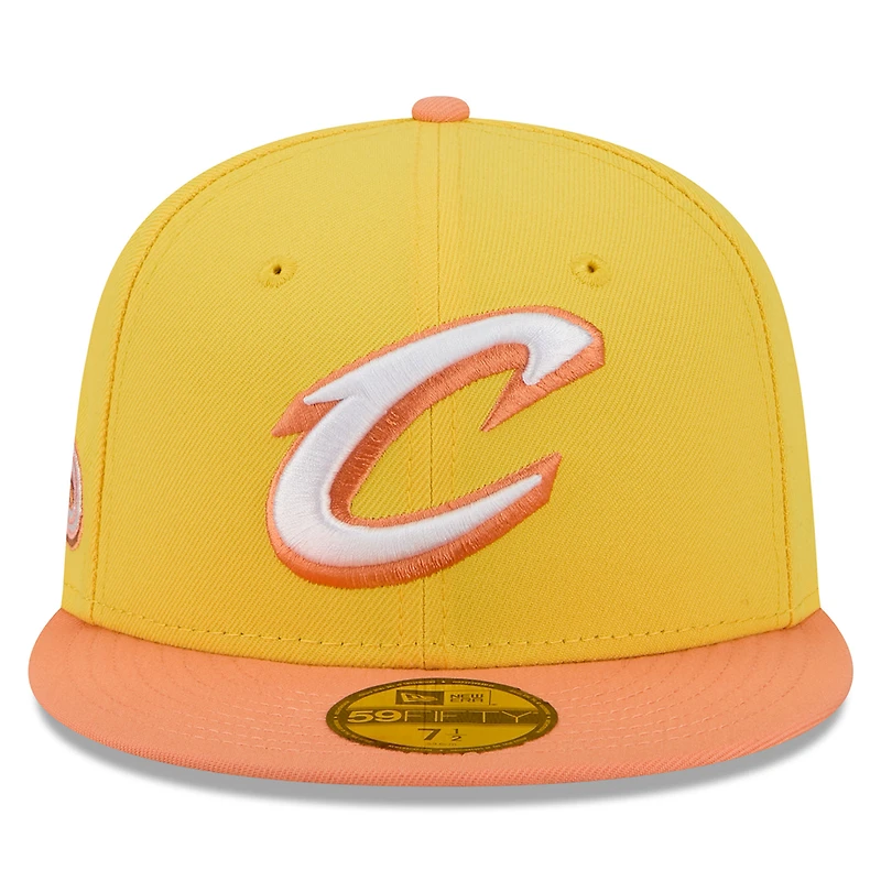 Men's New Era Gold Cleveland Cavaliers 2025/26 City Edition Alternate 59FIFTY Fitted Hat
