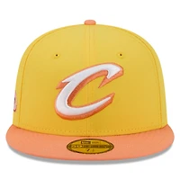 Men's New Era Gold Cleveland Cavaliers 2025/26 City Edition Alternate 59FIFTY Fitted Hat