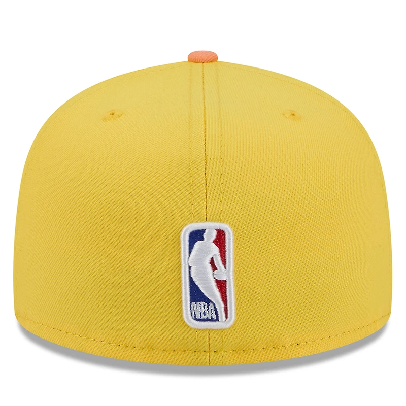 Men's New Era Gold Cleveland Cavaliers 2025/26 City Edition Alternate 59FIFTY Fitted Hat
