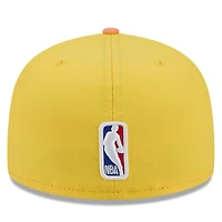 Men's New Era Gold Cleveland Cavaliers 2025/26 City Edition Alternate 59FIFTY Fitted Hat