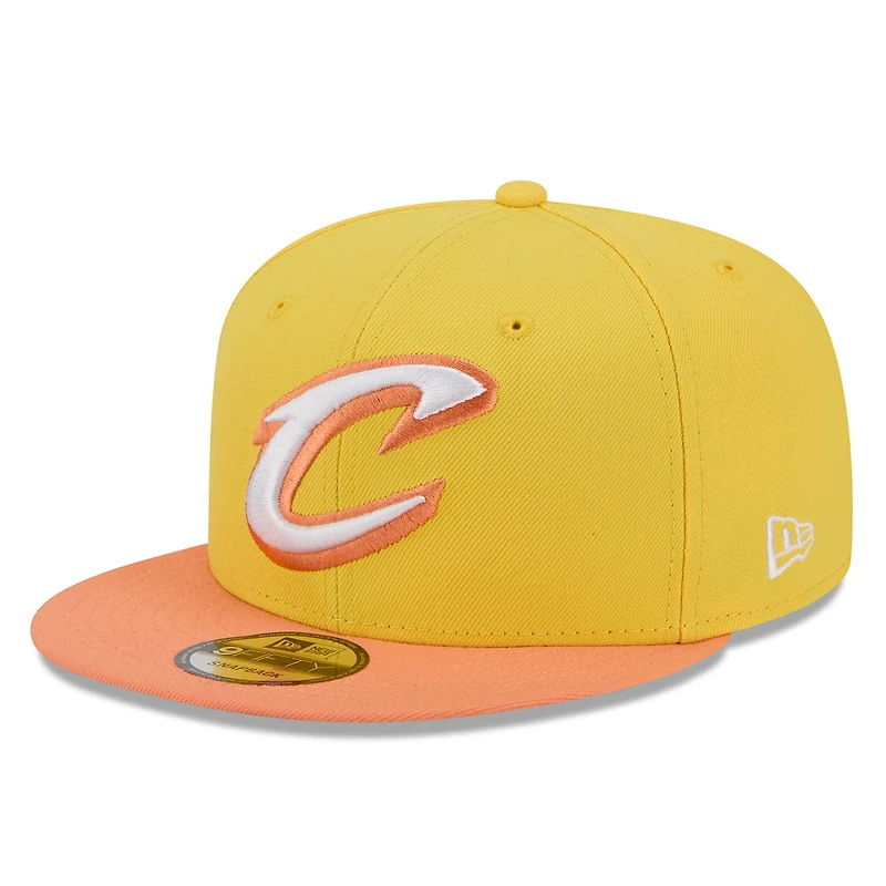 Men's New Era Gold Cleveland Cavaliers 2025/26 City Edition Alternate 9FIFTY Snapback Hat