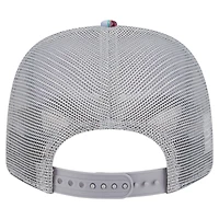 Men's New Era Light Blue/Gray Cleveland Cavaliers Adventure Aloha Pattern 9SEVENTY Stretch-Snap Hat