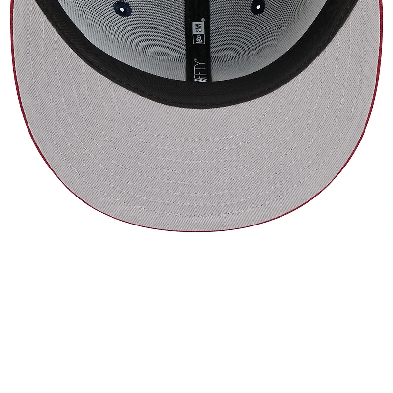 Men's New Era Navy/Red Cleveland Cavaliers 2025/26 Classic Edition Jersey Hook 59FIFTY Fitted Hat