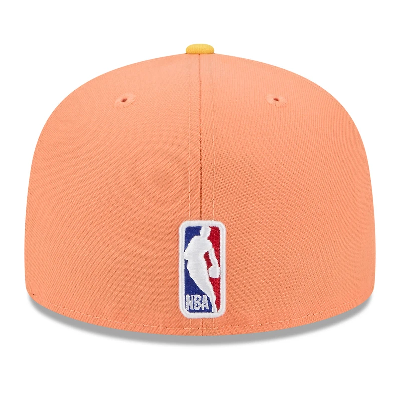 Men's New Era Orange Cleveland Cavaliers 2025/26 City Edition 59FIFTY Fitted Hat