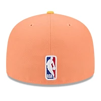 Men's New Era Orange Cleveland Cavaliers 2025/26 City Edition 59FIFTY Fitted Hat