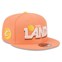 Men's New Era Orange Cleveland Cavaliers 2025/26 City Edition 9FIFTY Snapback Hat
