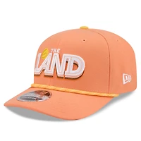 Casquette ajustable New Era Cleveland Cavaliers orange édition City 2025/26 9SEVENTY pour homme