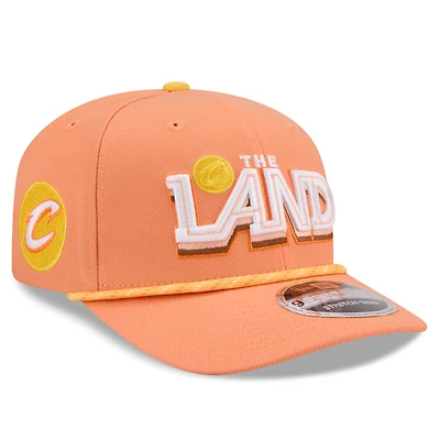Men's New Era Orange Cleveland Cavaliers 2025/26 City Edition 9SEVENTY Adjustable Hat