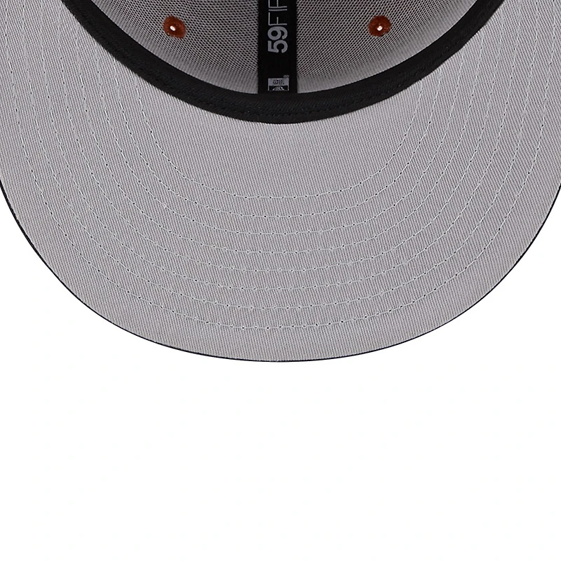 Men's New Era Rust/Black Cleveland Cavaliers Two-Tone 59FIFTY Fitted Hat