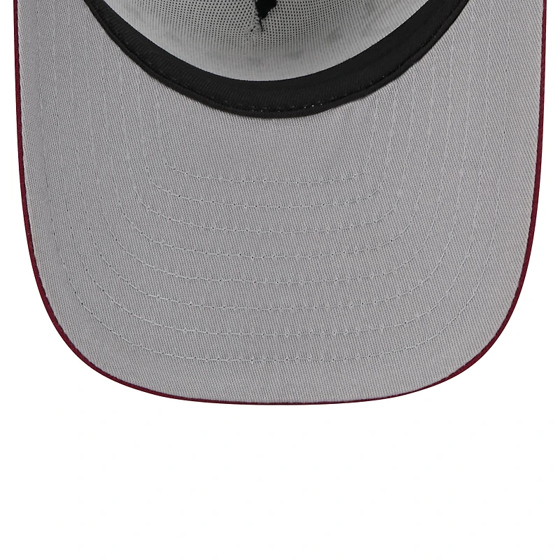Men's New Era White/Wine Cleveland Cavaliers 2025 NBA Draft A-Frame 59FIFTY Fitted Hat
