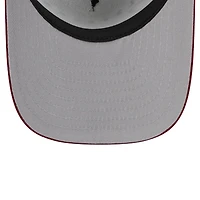 Men's New Era White/Wine Cleveland Cavaliers 2025 NBA Draft A-Frame 59FIFTY Fitted Hat