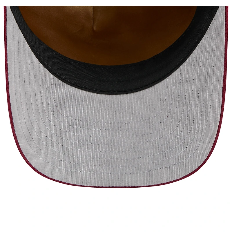 Casquette ajustable New Era 9FORTY blanche/bordeaux Cleveland Cavaliers 2025 NBA Tip Off M-Crown A-Frame pour homme