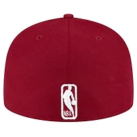 NWE CAVS WINE NEW NBA OFFICIAL TEAM COLOR 59FIFTY HATMENHIC