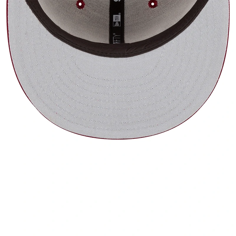 NWE CAVS WINE NEW NBA OFFICIAL TEAM COLOR 59FIFTY HATMENHIC