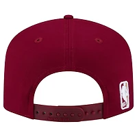 Men's New Era  Wine Cleveland Cavaliers Cotton 19TWENTY Adjustable Hat
