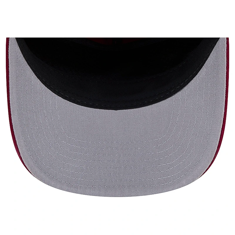 Men's New Era Wine Cleveland Cavaliers Cotton 19TWENTY Adjustable Hat