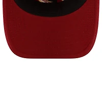 Men's New Era Wine Cleveland Cavaliers Team 2.0 9TWENTY Adjustable Hat