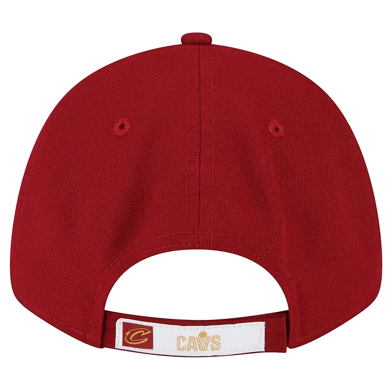 Casquette réglable New Era Wine Cleveland Cavaliers The League 9FORTY pour hommes