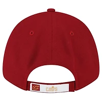 Casquette réglable New Era Wine Cleveland Cavaliers The League 9FORTY pour hommes