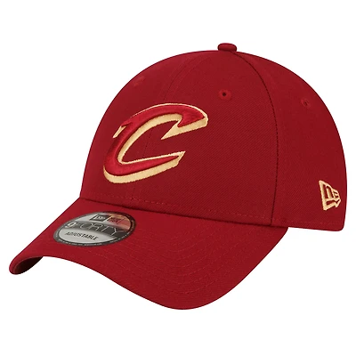 Casquette réglable New Era Wine Cleveland Cavaliers The League 9FORTY pour hommes