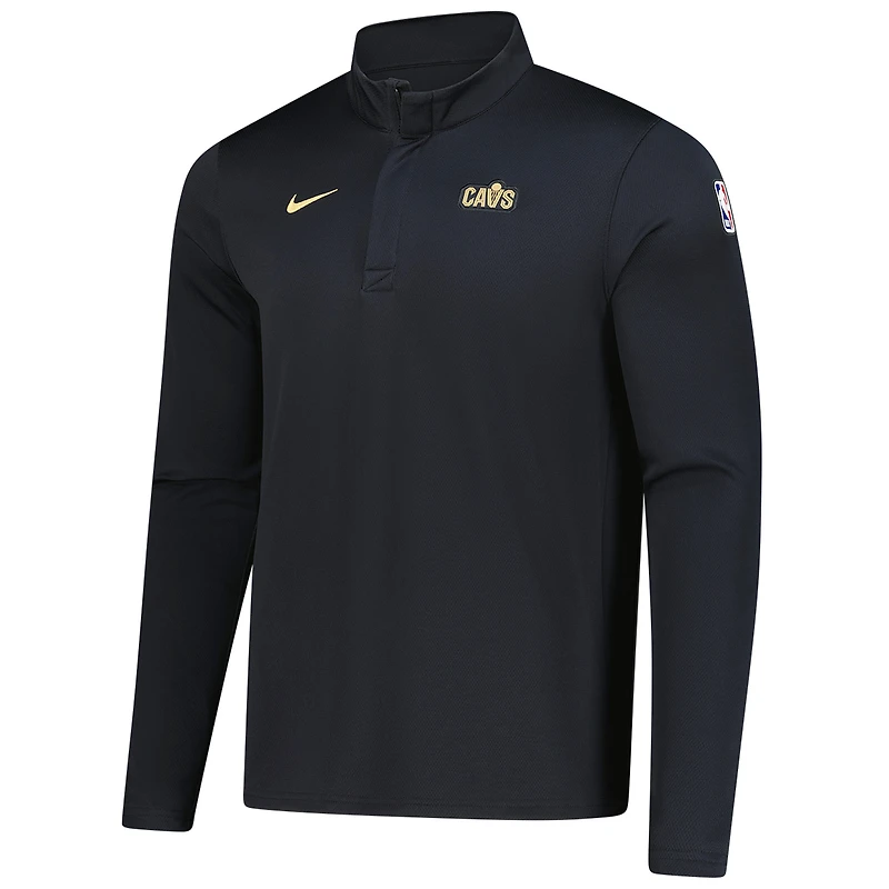 Haut Nike Wine Cleveland Cavaliers 2025/26 Authentic Coaches Dri-Fit à quart de zip pour homme