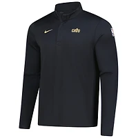 Haut Nike Wine Cleveland Cavaliers 2025/26 Authentic Coaches Dri-Fit à quart de zip pour homme