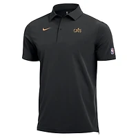 Men's Nike  Black Cleveland Cavaliers 2025/26 Authentic Dri-FIT Coaches Polo