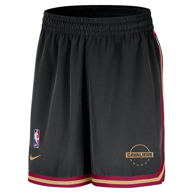 Short tissé Nike Authentic DNA noir Cleveland Cavaliers pour homme